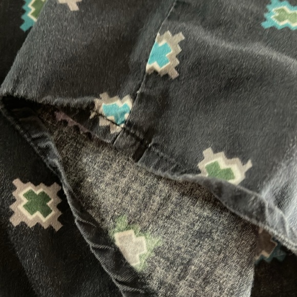 Vintage short sleeve pattern shirt Ms Large - Picture 7 of 11